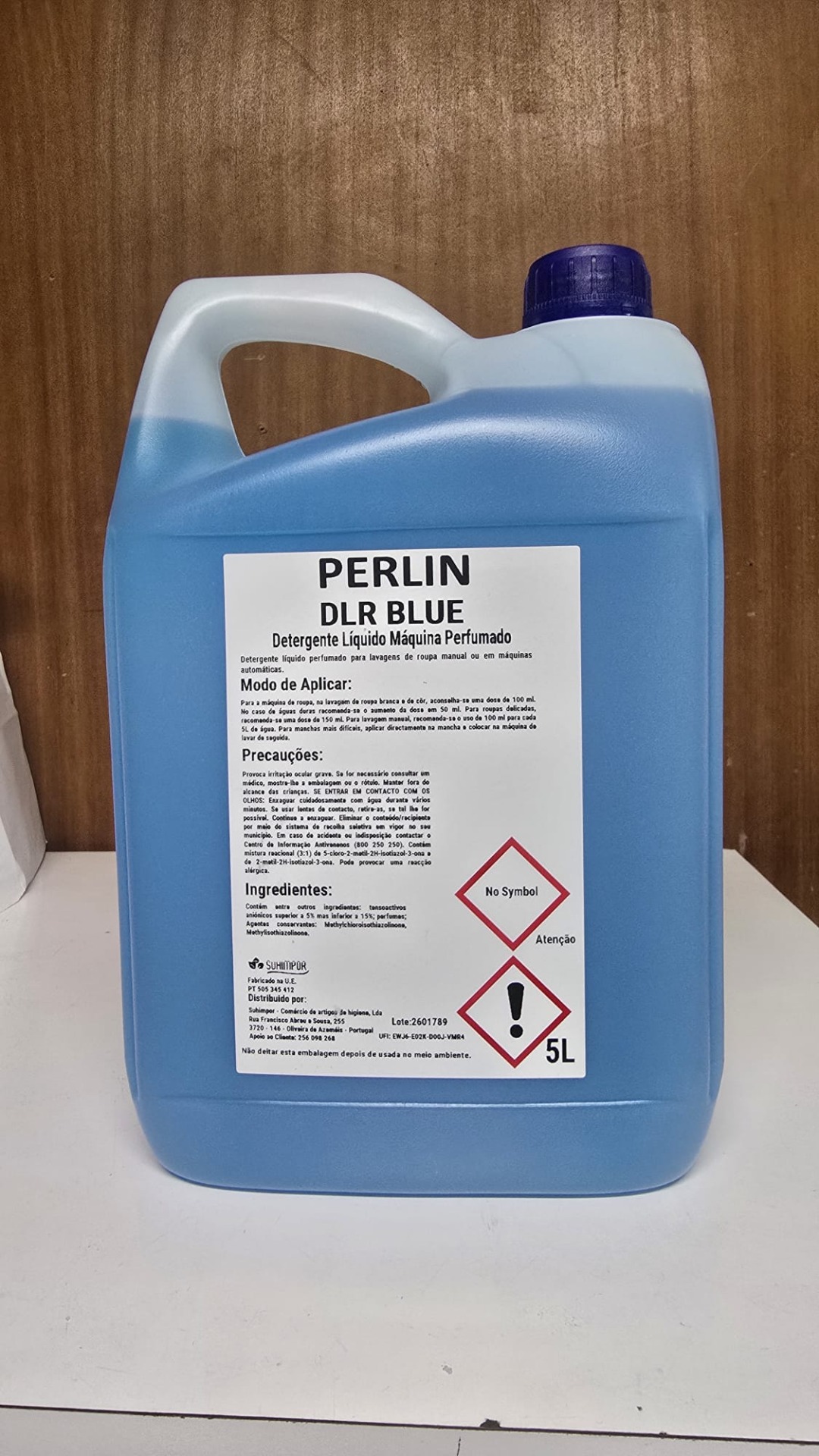 PERLIN DLR Blue detergente líquido perfumado para roupa