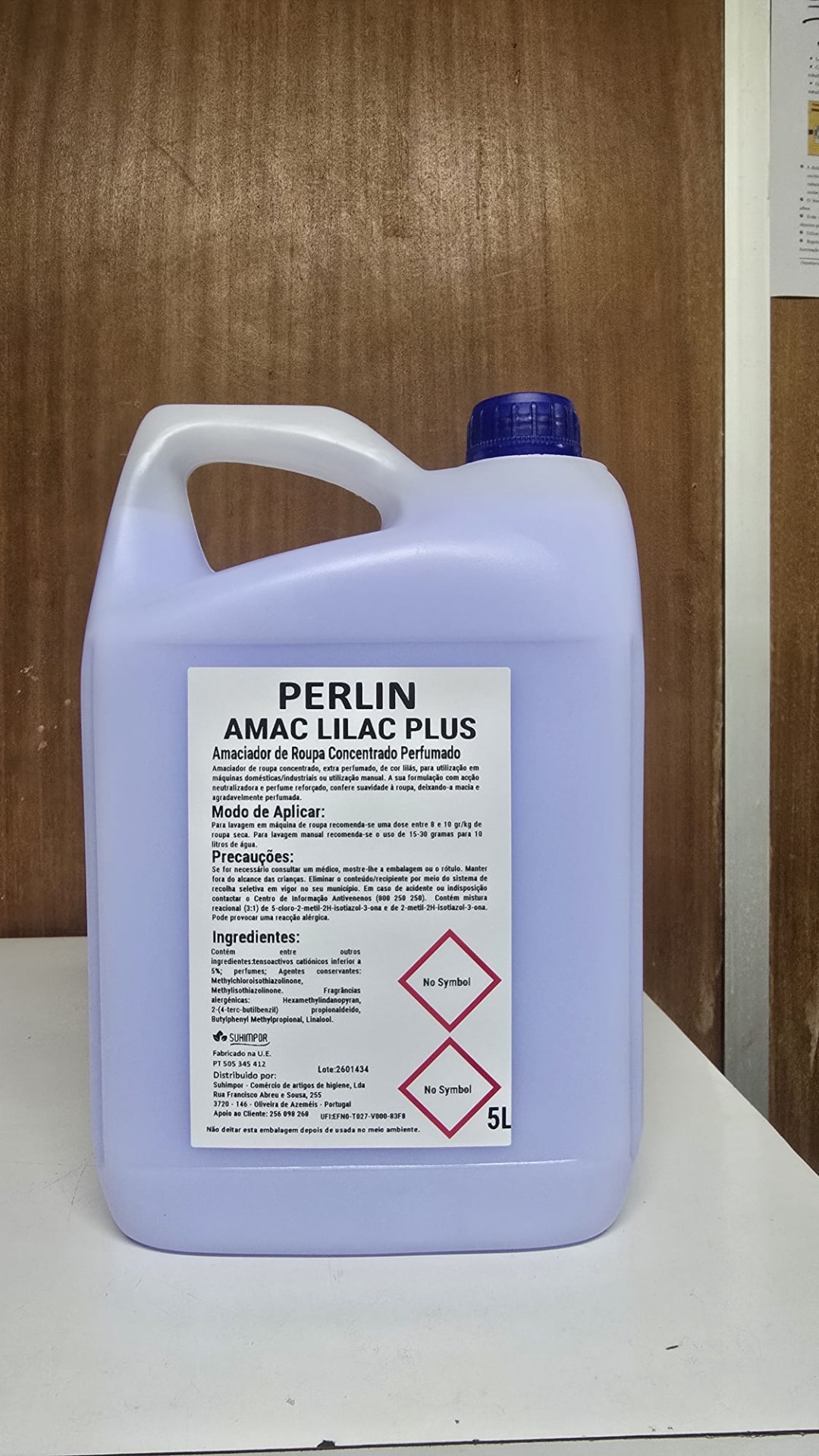 PERLIN AMAC Lilac Plus amaciador concentrado perfumado