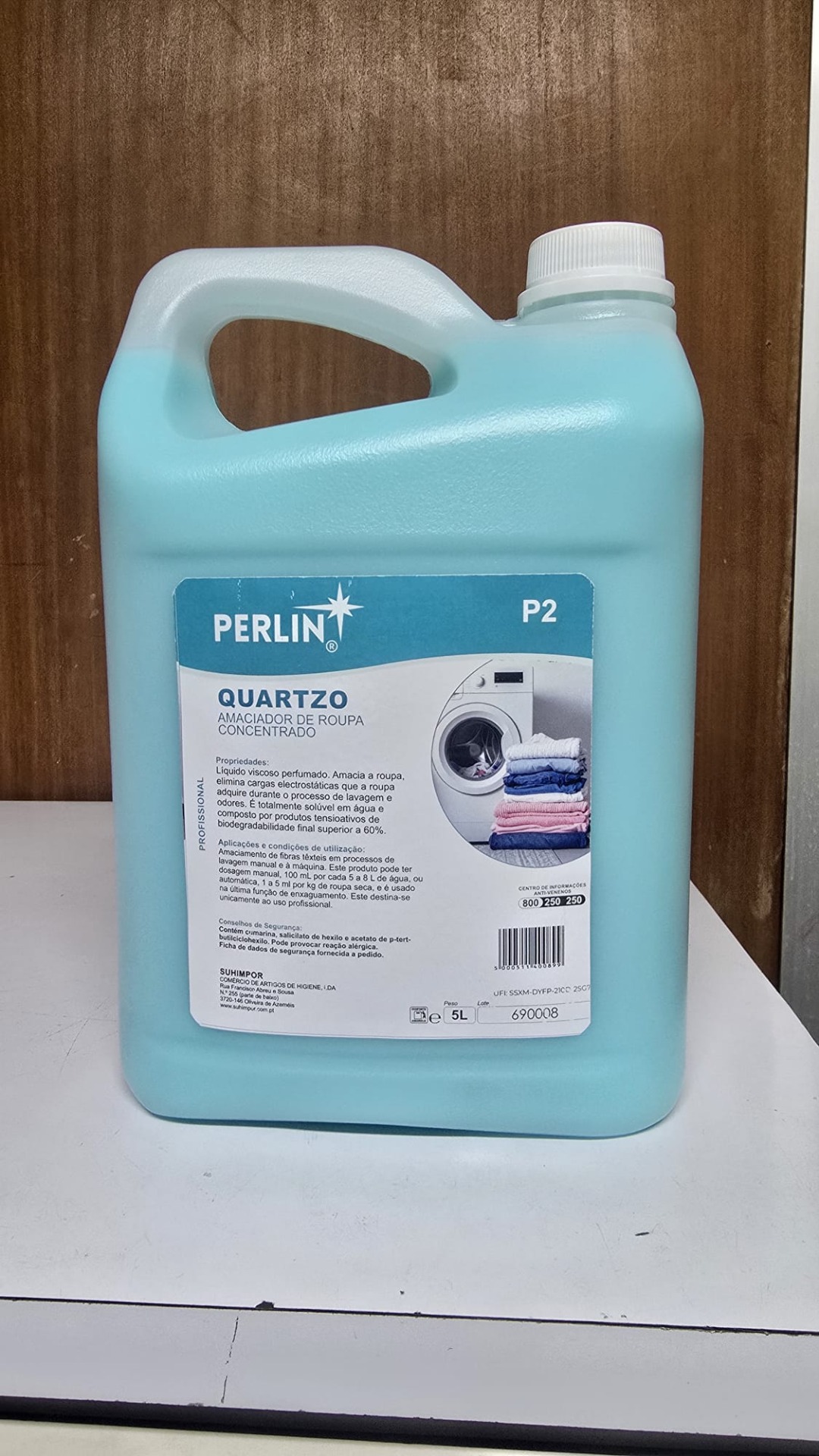 PERLIN Quartzo amaciador de roupa concentrado